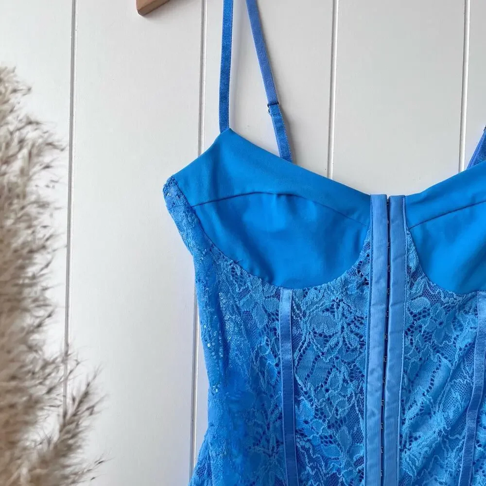 Free People bodysuit floral lace